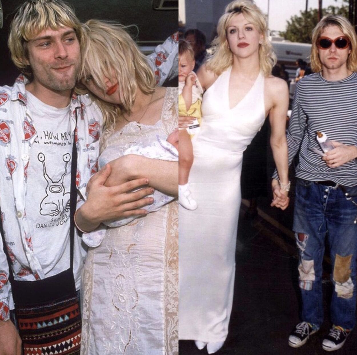 Kurt Cobain e Courtney Love