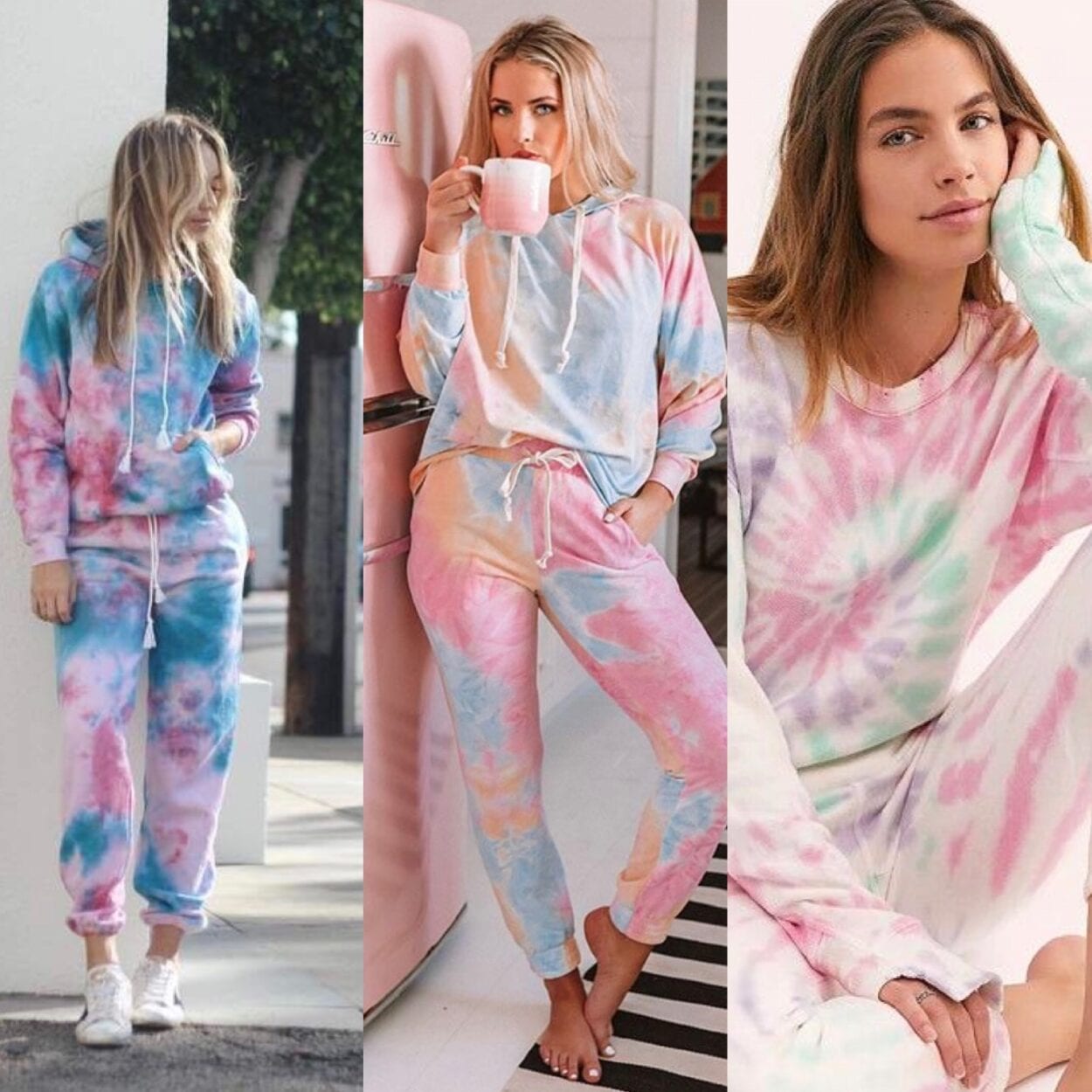 Look com moletom tye dye Fotos de tye dye em moletom