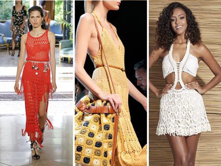 Vestidos de Crochê Verão 2020 – 26 modelos com gráficos e receitas + Famosas de crochê