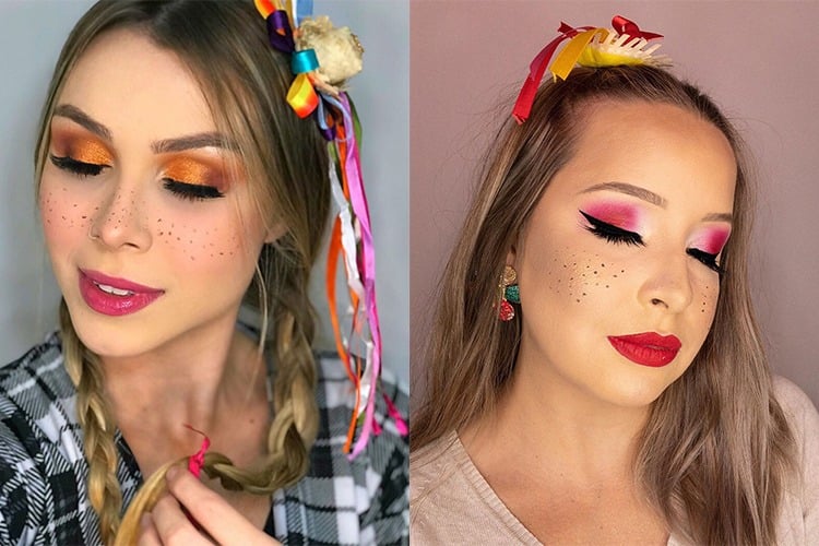 Maquiagem junina: dicas, cores, formatos para você arrasar nas festas de São João