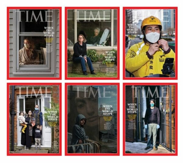 6 capas de revista Times durante a pandemia de covid-19