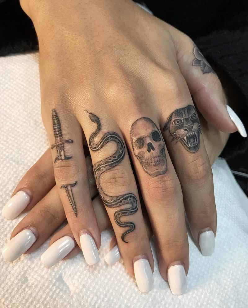 tendencias para tatuagem 2021 3 dedos
