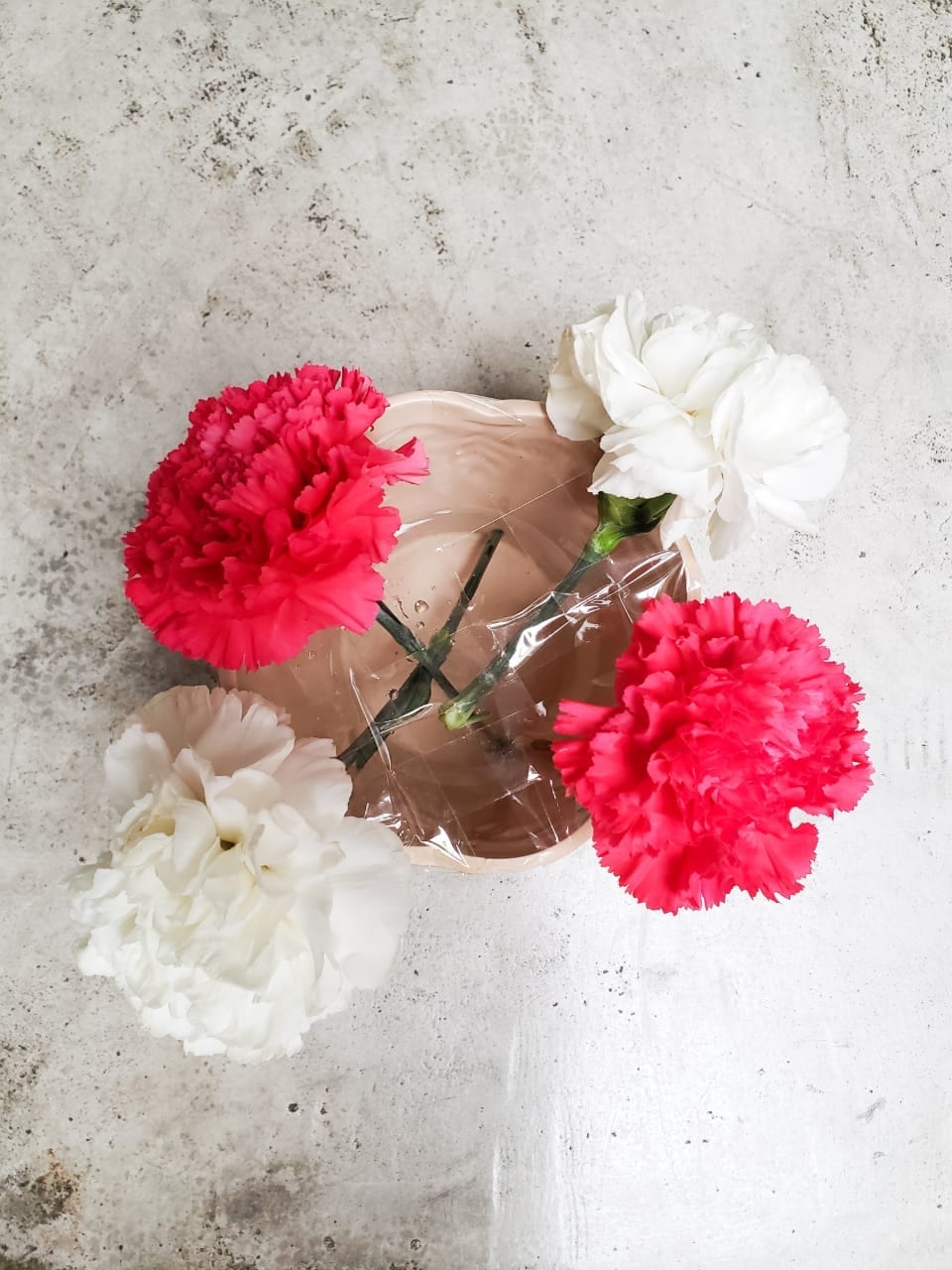 Mesa posta - como montar um vaso de flor fácil e simples