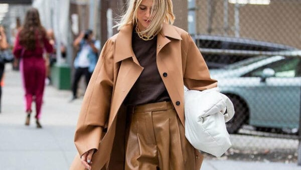 look com silhuetas oversized
