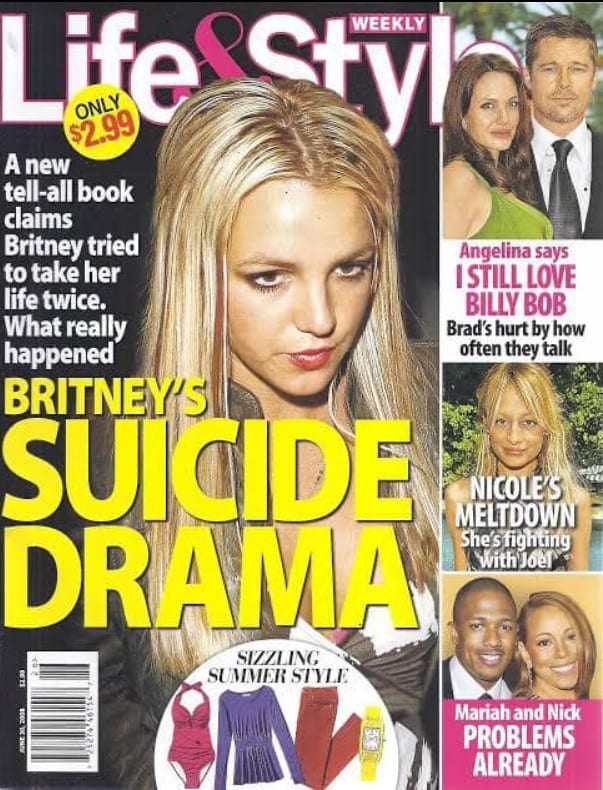 Mídia explora os dramas de Britney