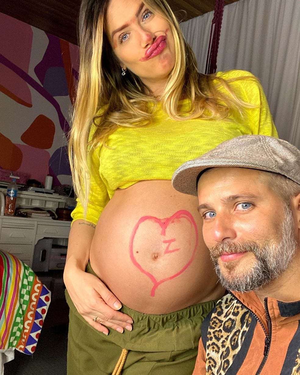 Giovanna Ewbank e Bruno Gagliasso durante a gravidez