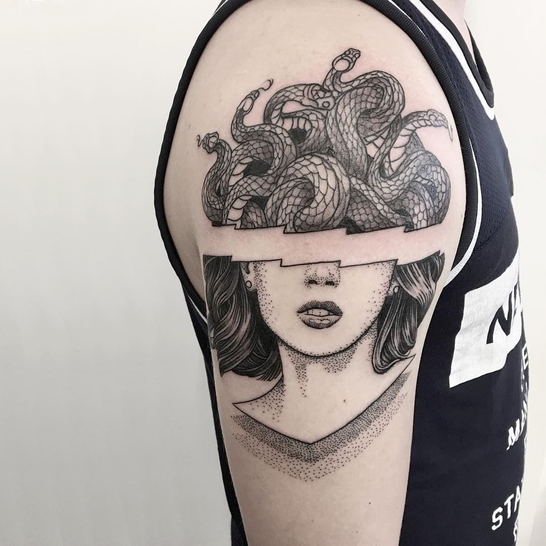 tatuagem de medusa pinterest