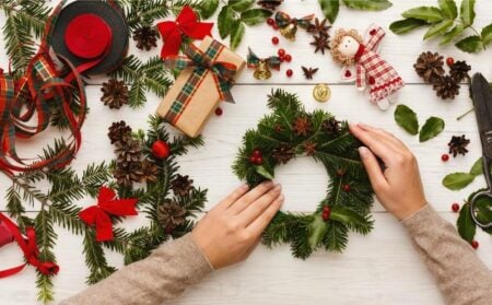 Faça você mesmo decoração de Natal para vender ou presentear com mais de 95 ideias