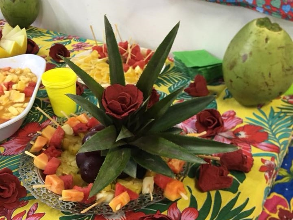 Frutas decoradas Comida com frutas