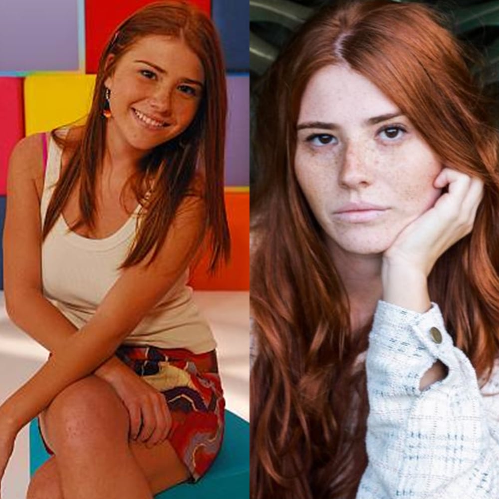 Mariah Bernardes antes e depois da TV Globinho