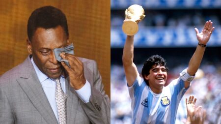 Pelé se despede em lágrimas do grande amigo Diego Maradona