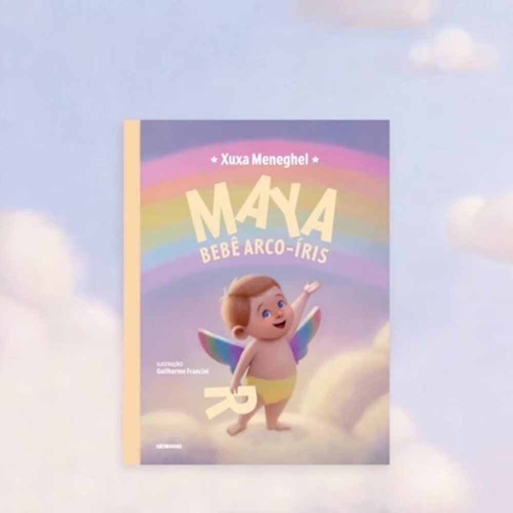 Livro de Xuxa, Maya Bebê Arco-Íris. Livro de Xuxa, Maya Bebê Arco-Íris