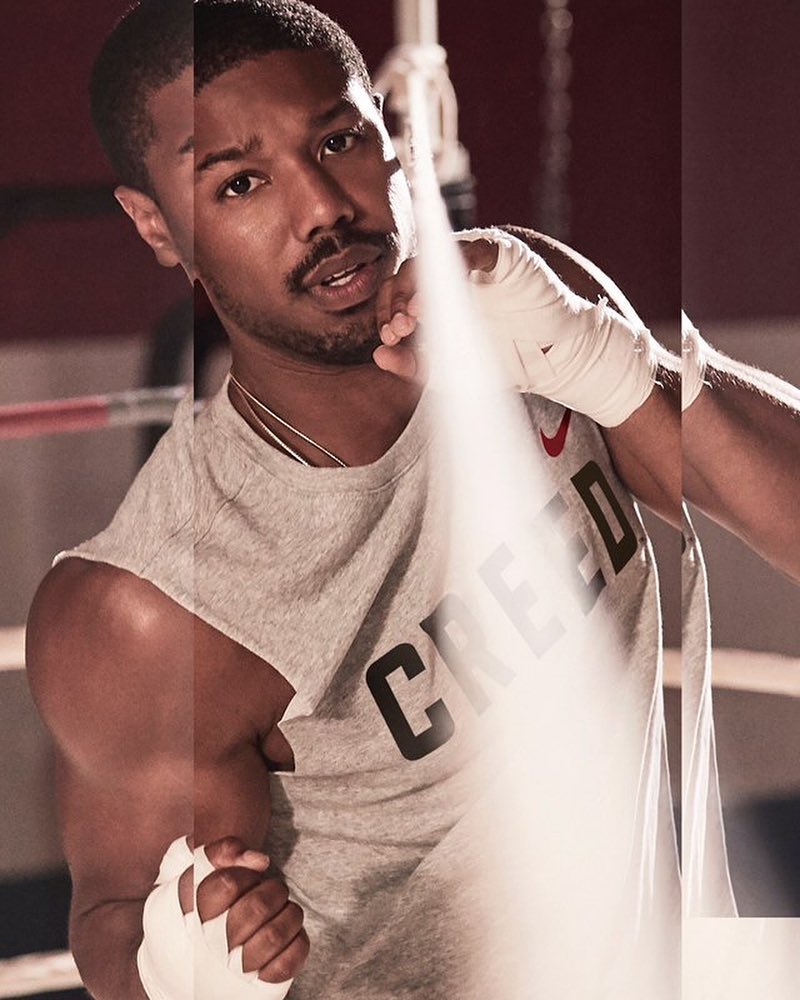 Michael B. Jordan em foto sexy. Artista B. Jordan.