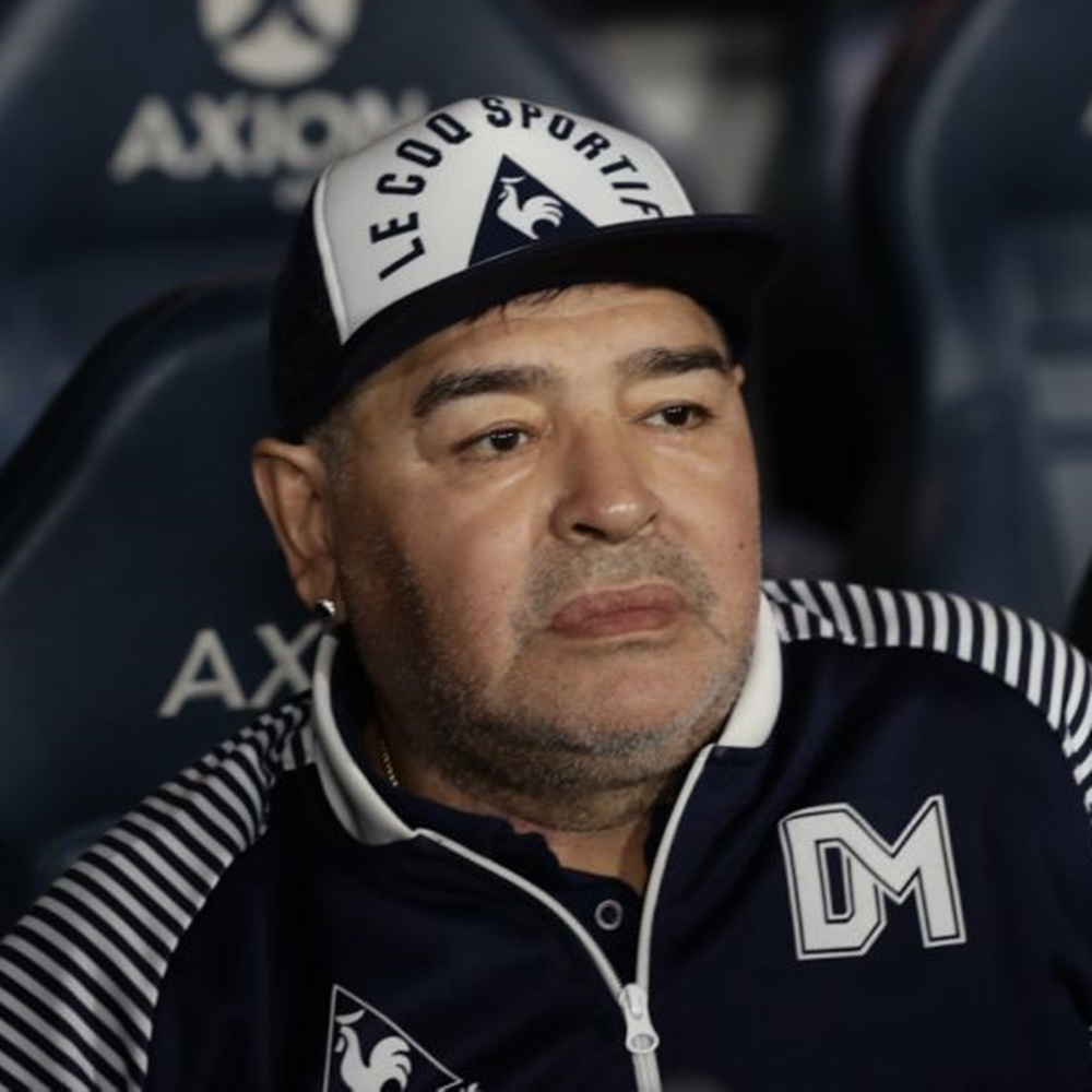 Ex- Jogador de futebol Diego Maradona.