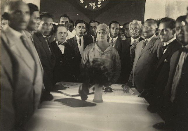 Posse da prefeita Luísa Alzira Soriano, Lajes, Rio Grande do Norte, 1º de janeiro de 1929.