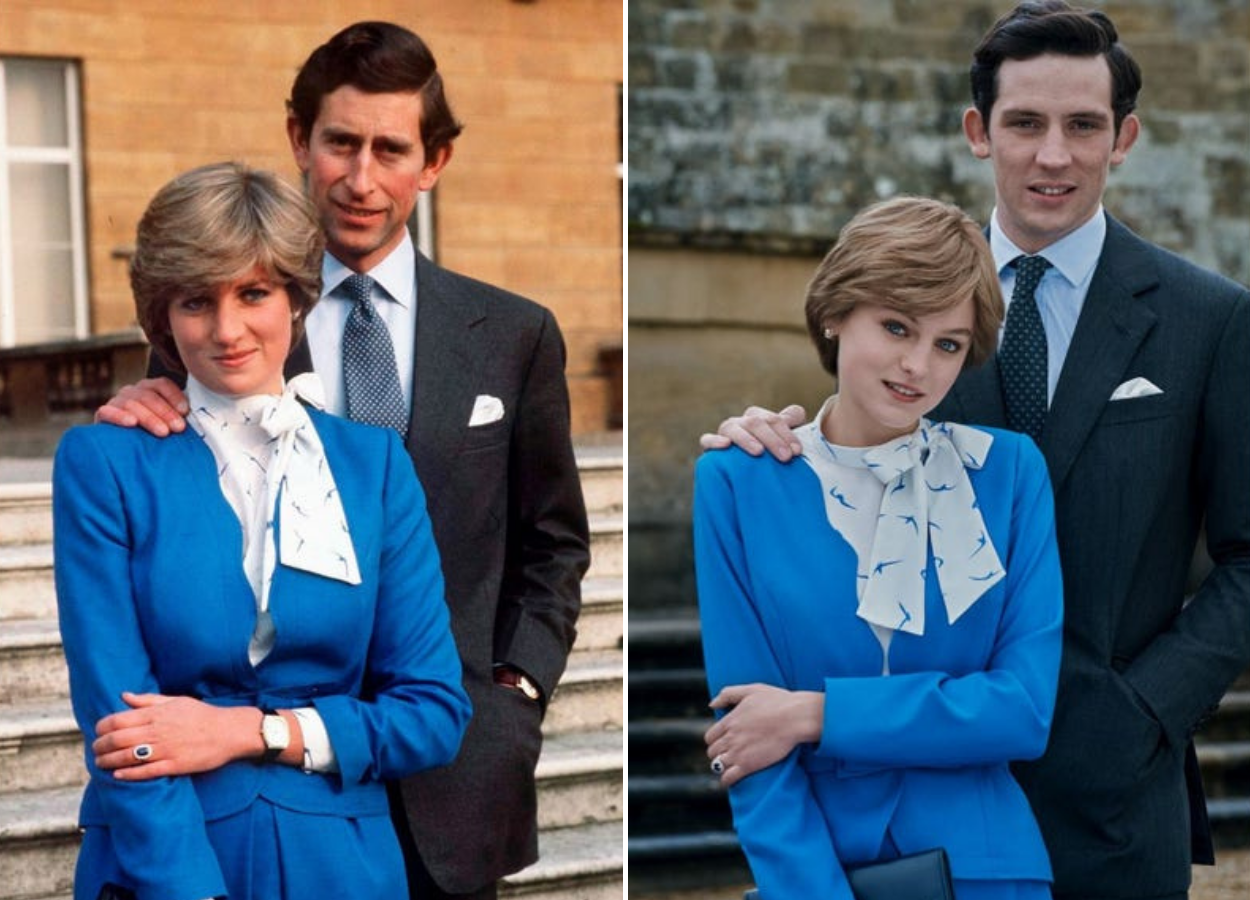 Estilo da Princesa Diana em The Crown