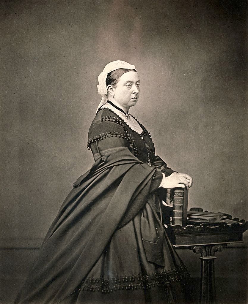 Rainha Vitória da Inglaterra, 1871. 