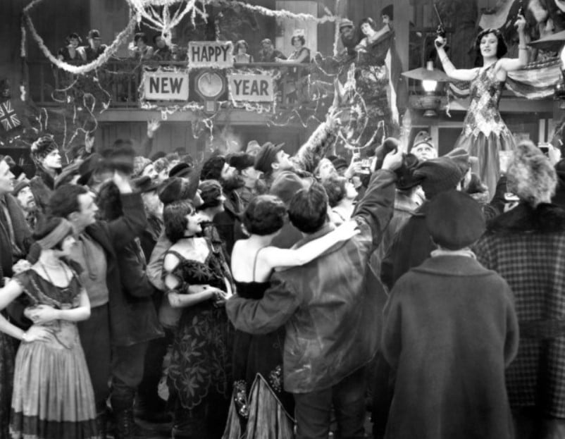 Cena do filme The Roaring Twenties, de 1939. 