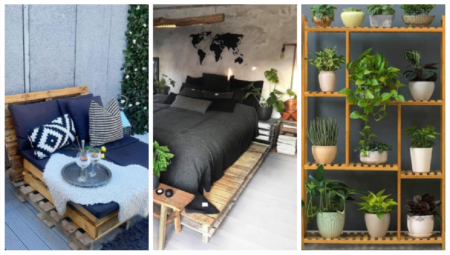 Decoração com pallet: móveis para sala, quarto, varanda e jardim