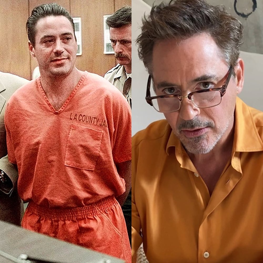 Antes e depois das drogas: Robert Downey Jr.