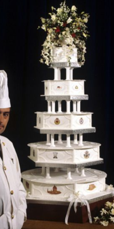 bolo de casamento da princesa Diana