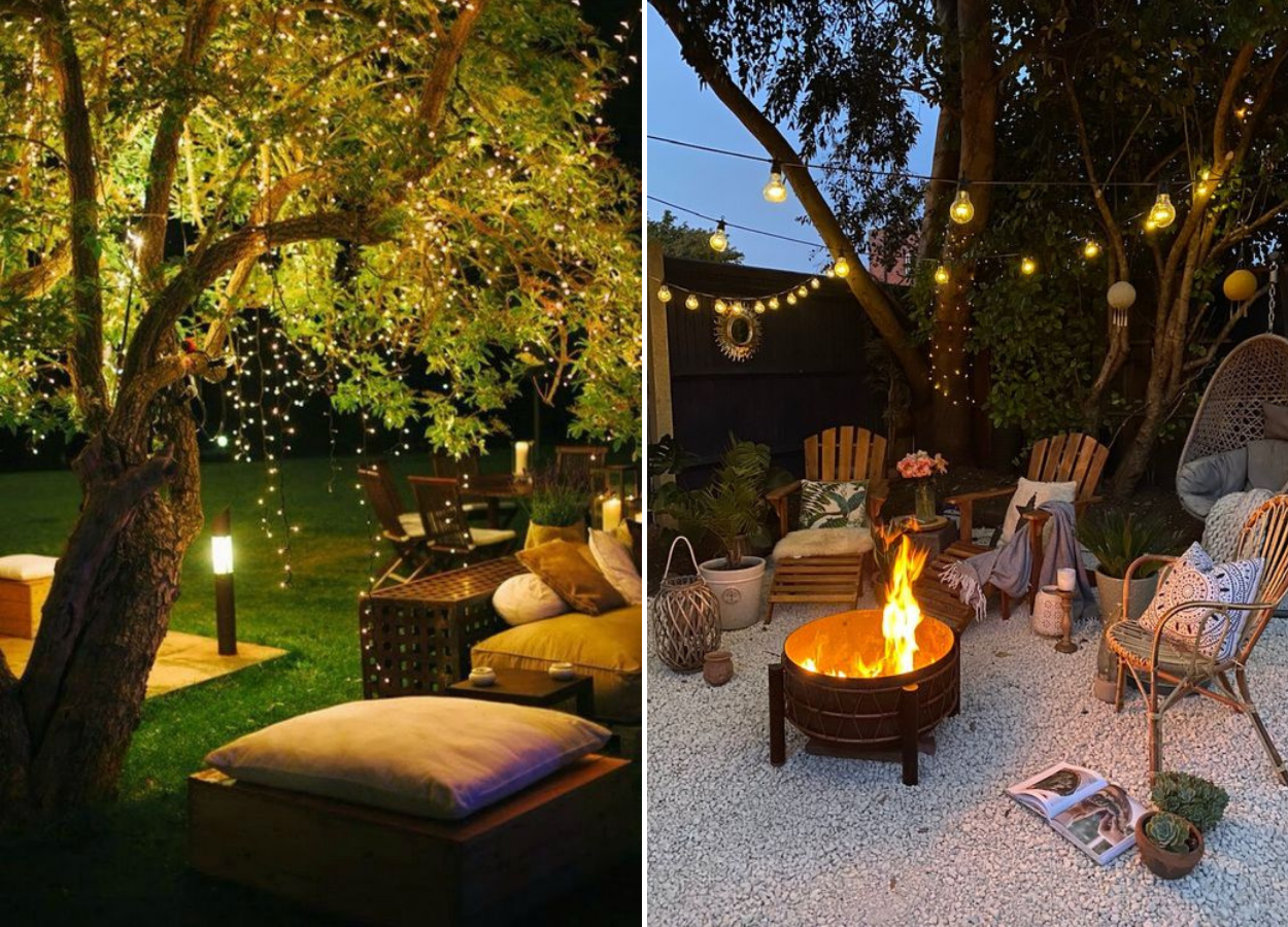 lluminação geral em jardins residenciais