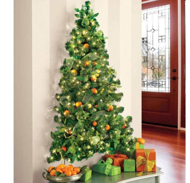 Árvore de Natal de parede: ideias para uma árvore de Natal alternativa |  Fashion Bubbles