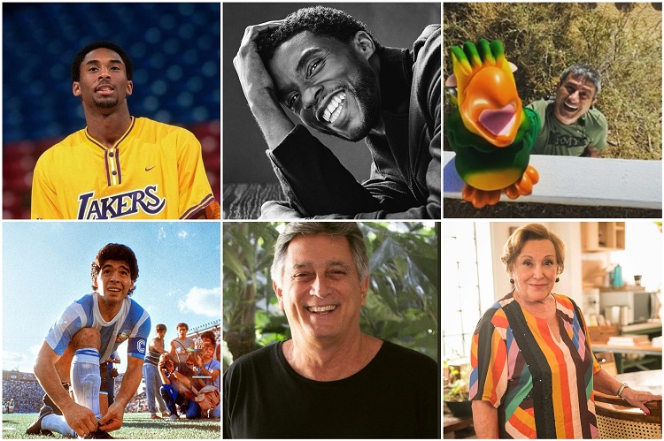 seis famosos que morreram em 2020 seis famosos que morreram em 2020