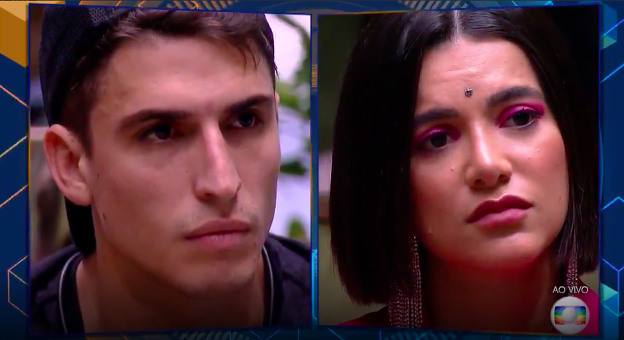 Felipe Prior e Manu Gavassi no Paredão histórico do BBB20