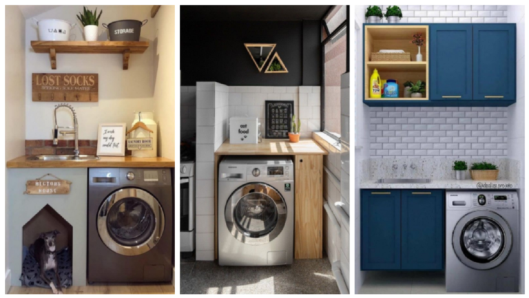 Lavanderia pequena: 33 decorações práticas que ampliam o espaço