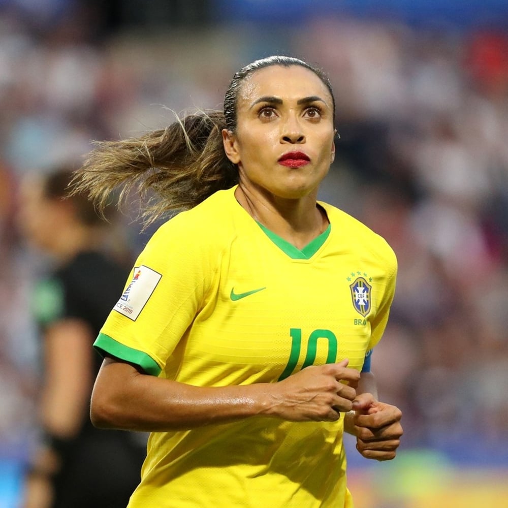 Atletas brasileiras: Marta.