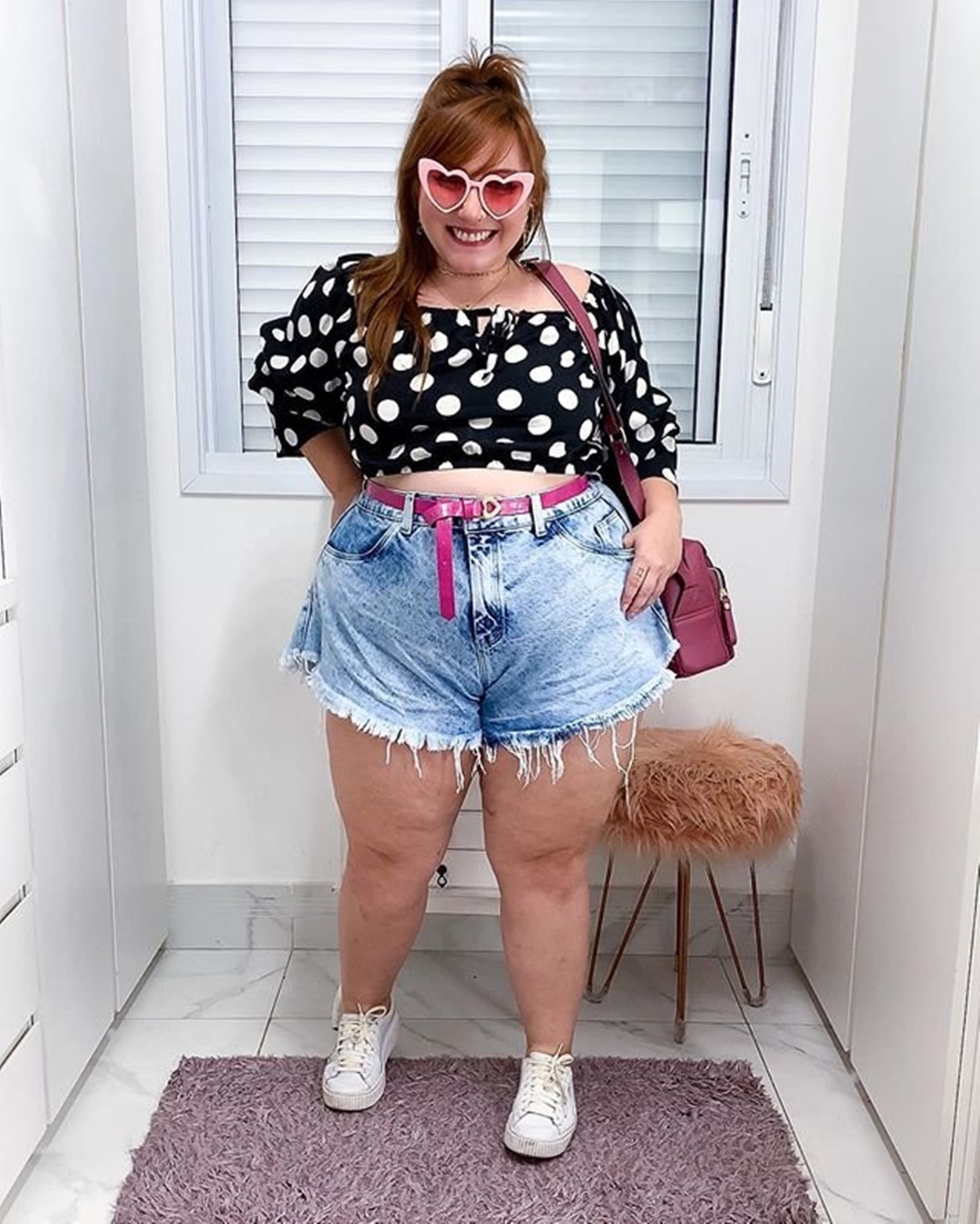 Composição de look com shorts Godê. Composição de look com shorts Godê.