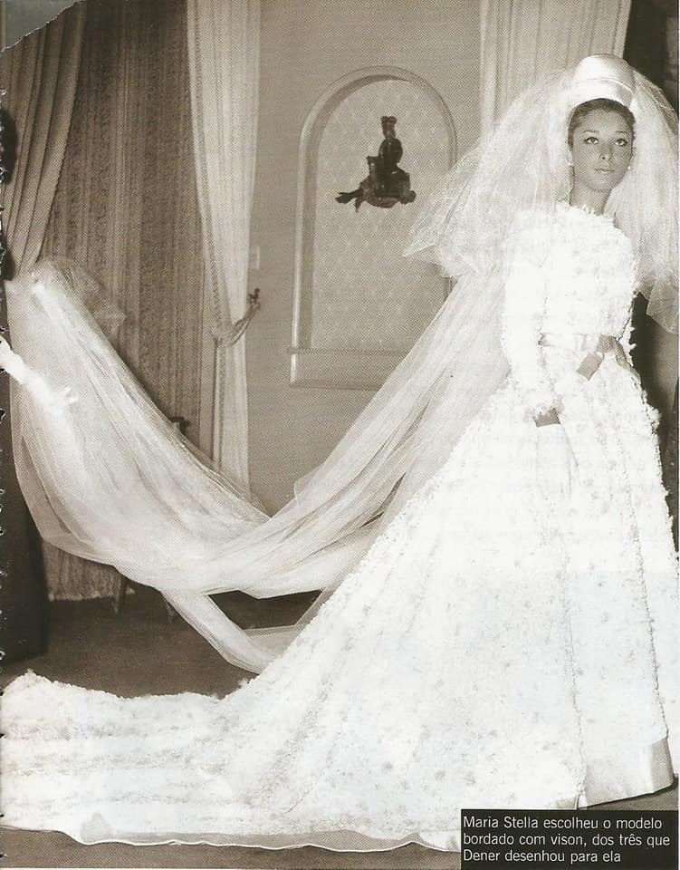 Foto do vestido de noiva de Maria Stella Splendore.