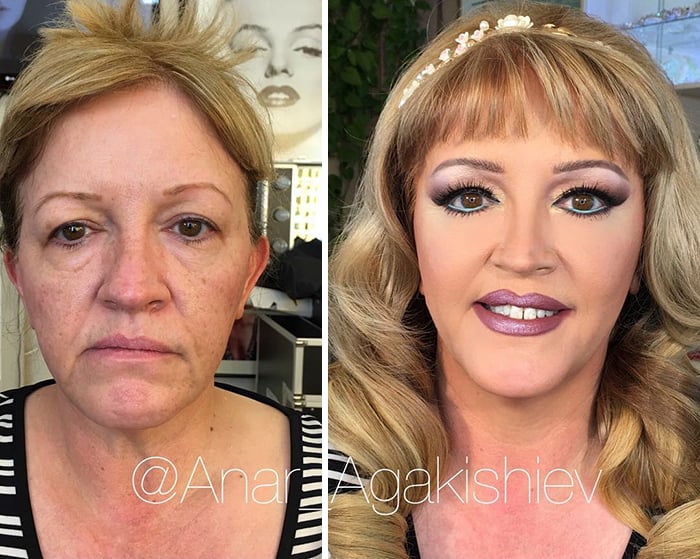 maquiagem em mulheres mais velhas