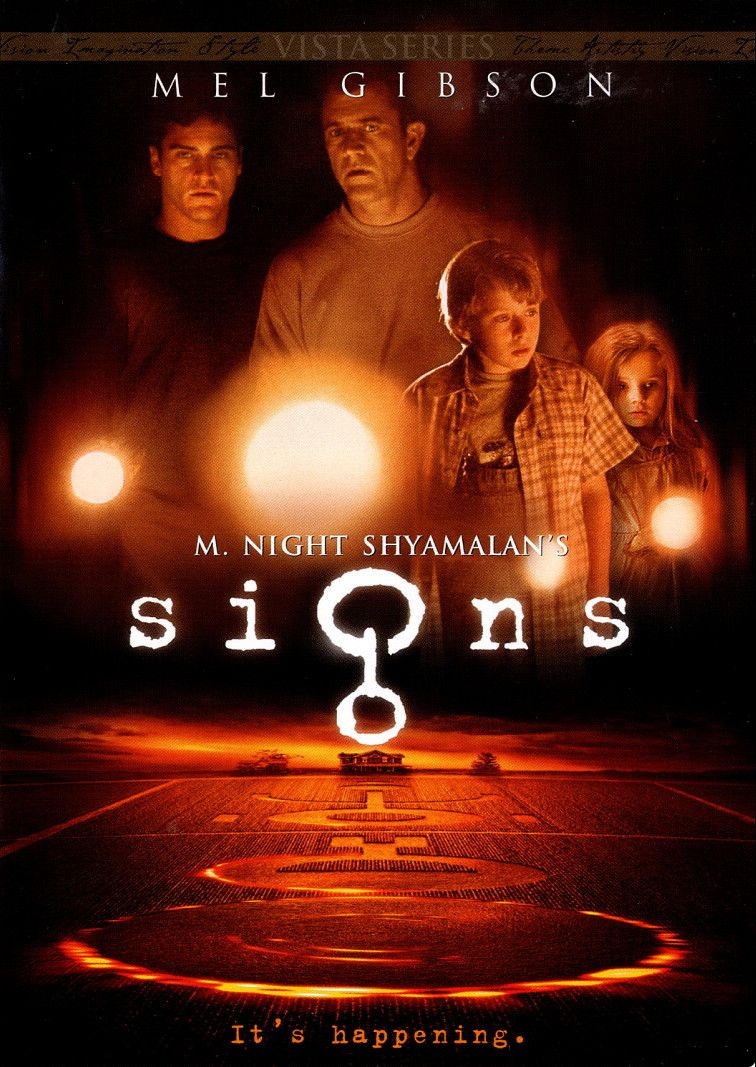 Sinais, capa do filme. Sinais, capa do filme.