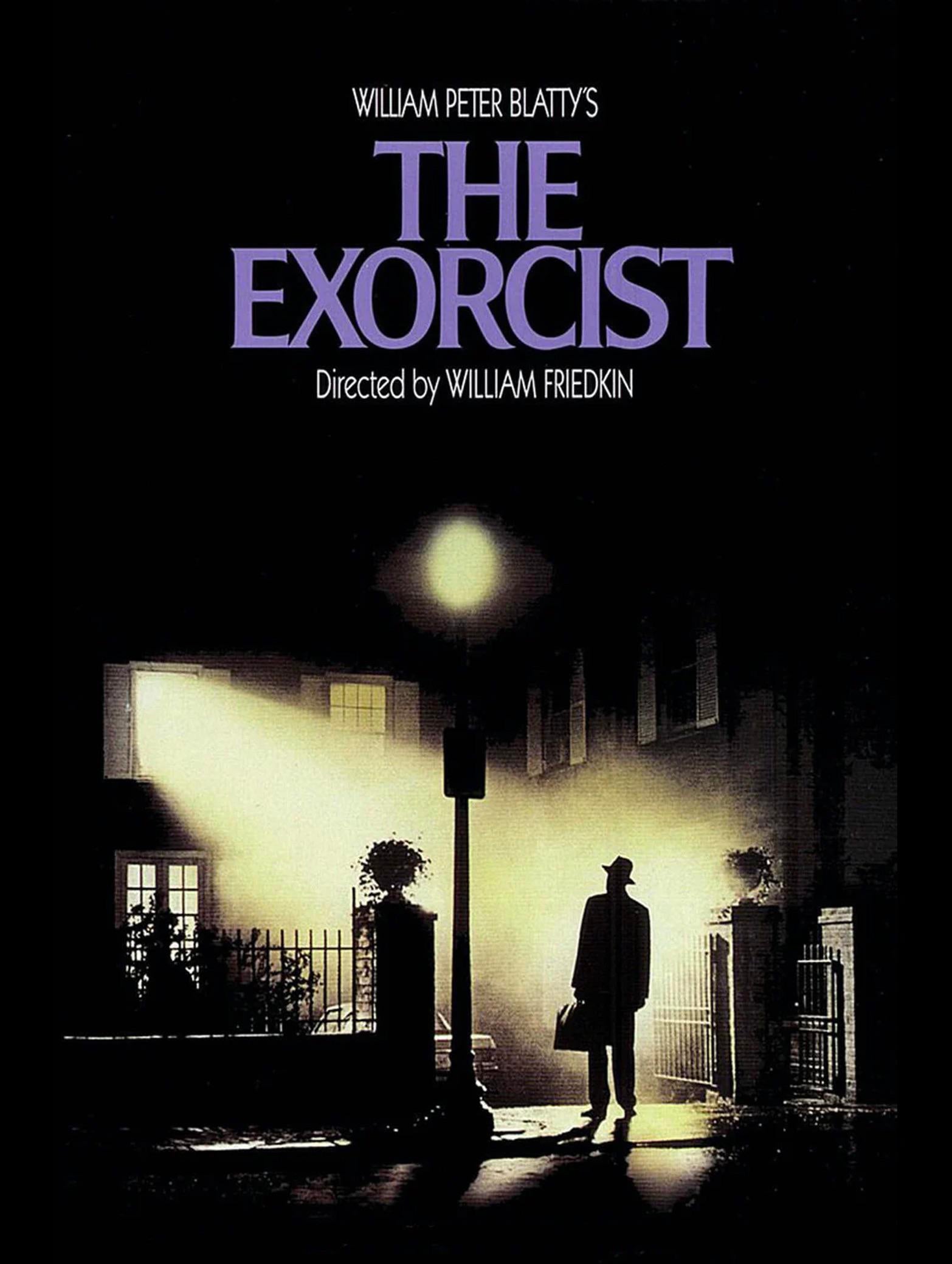 O Exorcista, capa do filme. O Exorcista, capa da filmologia.