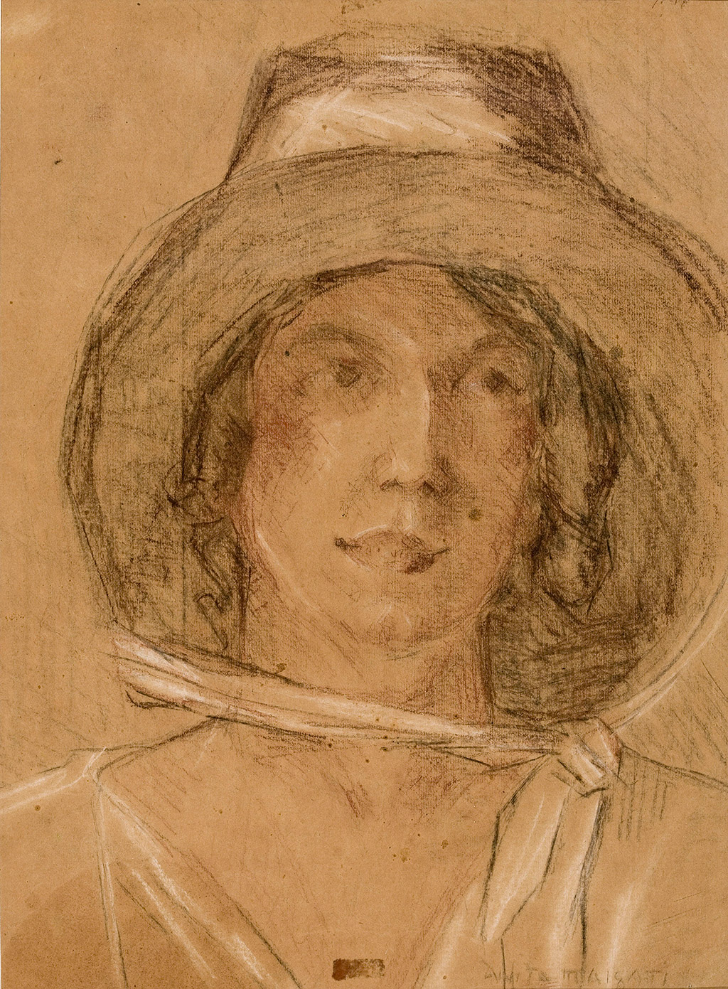 Retrato de Tarsila do Amaral por Anita Malfatti. 
