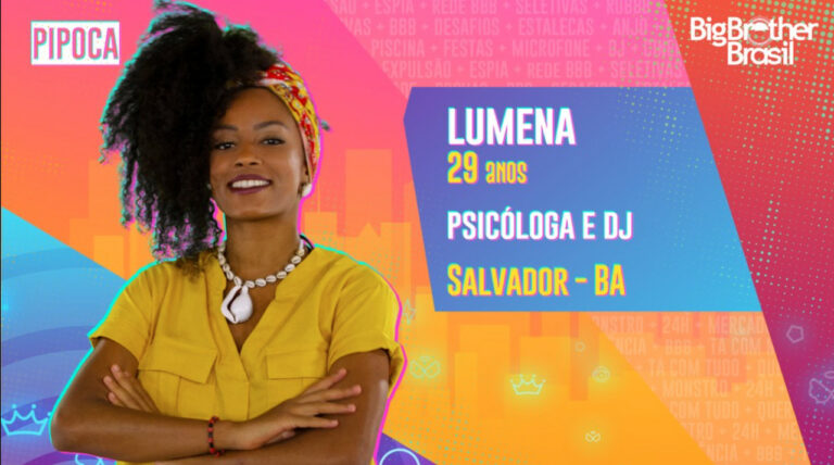 BBB21: Quem é Lumena do time Pipoca?