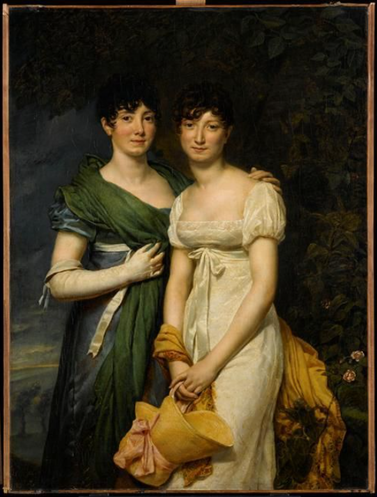 As srtas. Mollien, 1811, Georges Rouget, Museu do Louvre, Paris