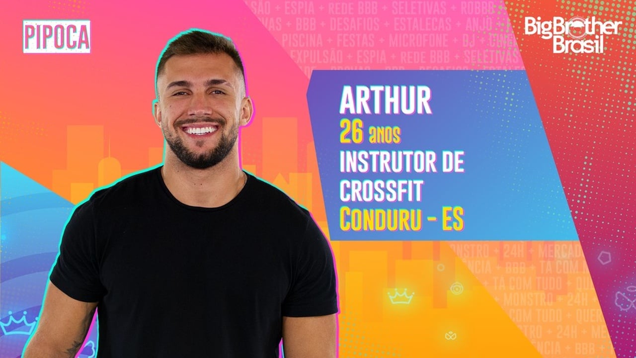 BBB21: Arthur faz parte do time Pipoca - Globo
