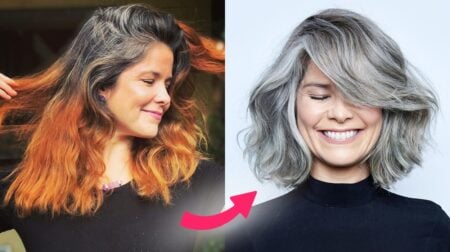 Samara Felippo encanta web com cabelo totalmente grisalho