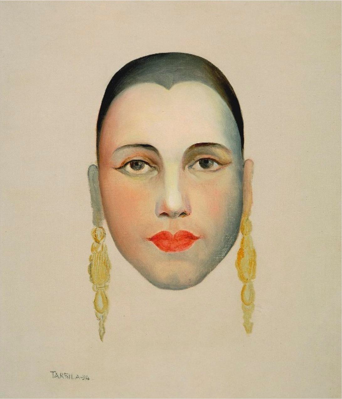 Autorretrato de Tarsila do Amaral, 1924.
