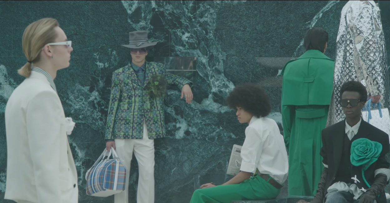 Vídeo coleção Louis Vuitton na moda masculina internacional