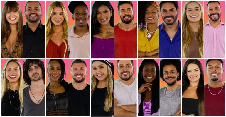 Participantes do Big Brother Brasil 2021.