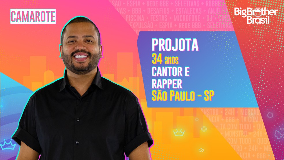 Projota é do time Camarote - Reprodução