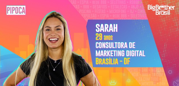 Sarah do BBB21 - Globo Sarah do BBB21 - Globo