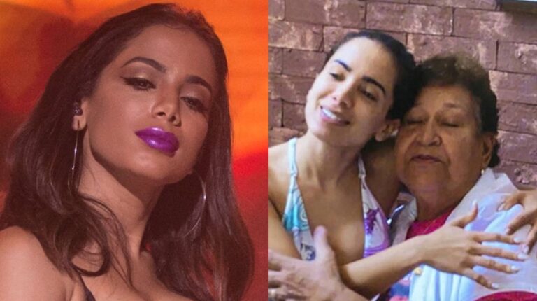 Anitta e dona Ilda.