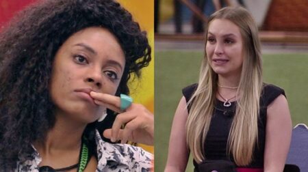 Lumena e Carla Diaz em montagem.