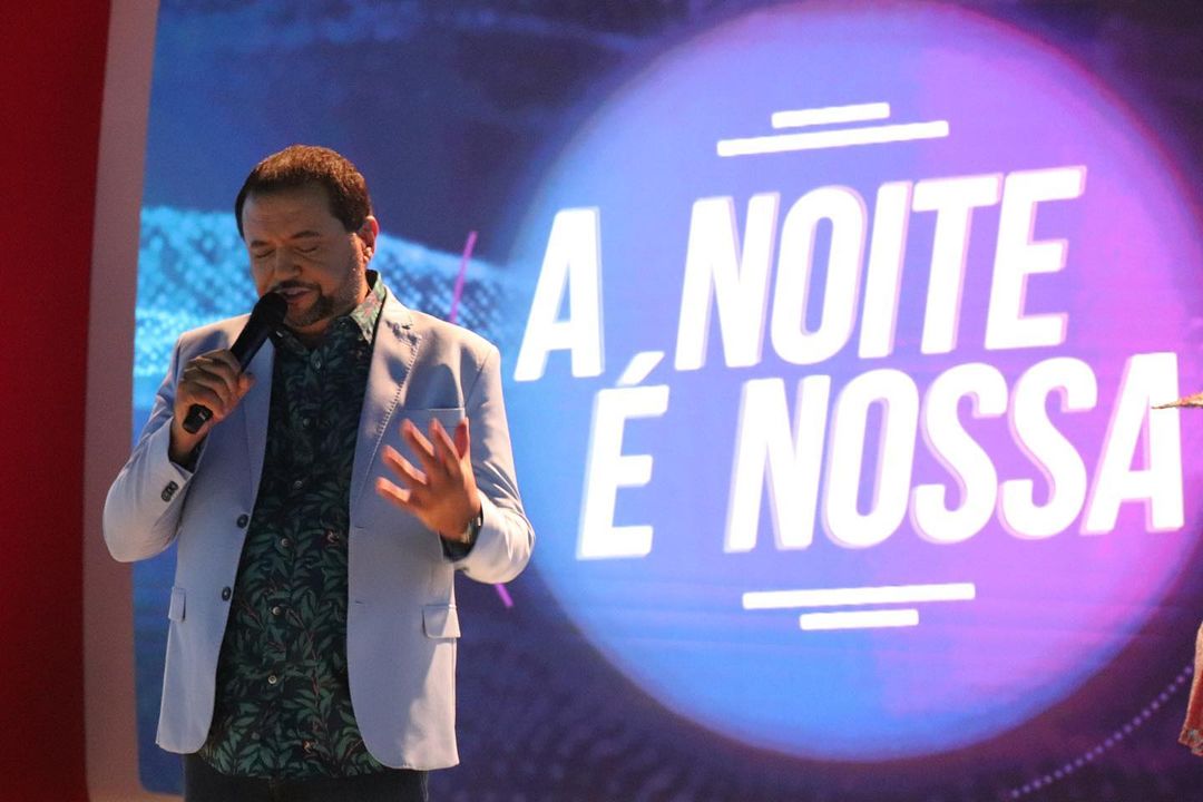 Programa "A noite é Nossa" sendo apresentado por Geraldo Luís. Programa "A noite é Nossa" sendo apresentado por Geraldo Luís.