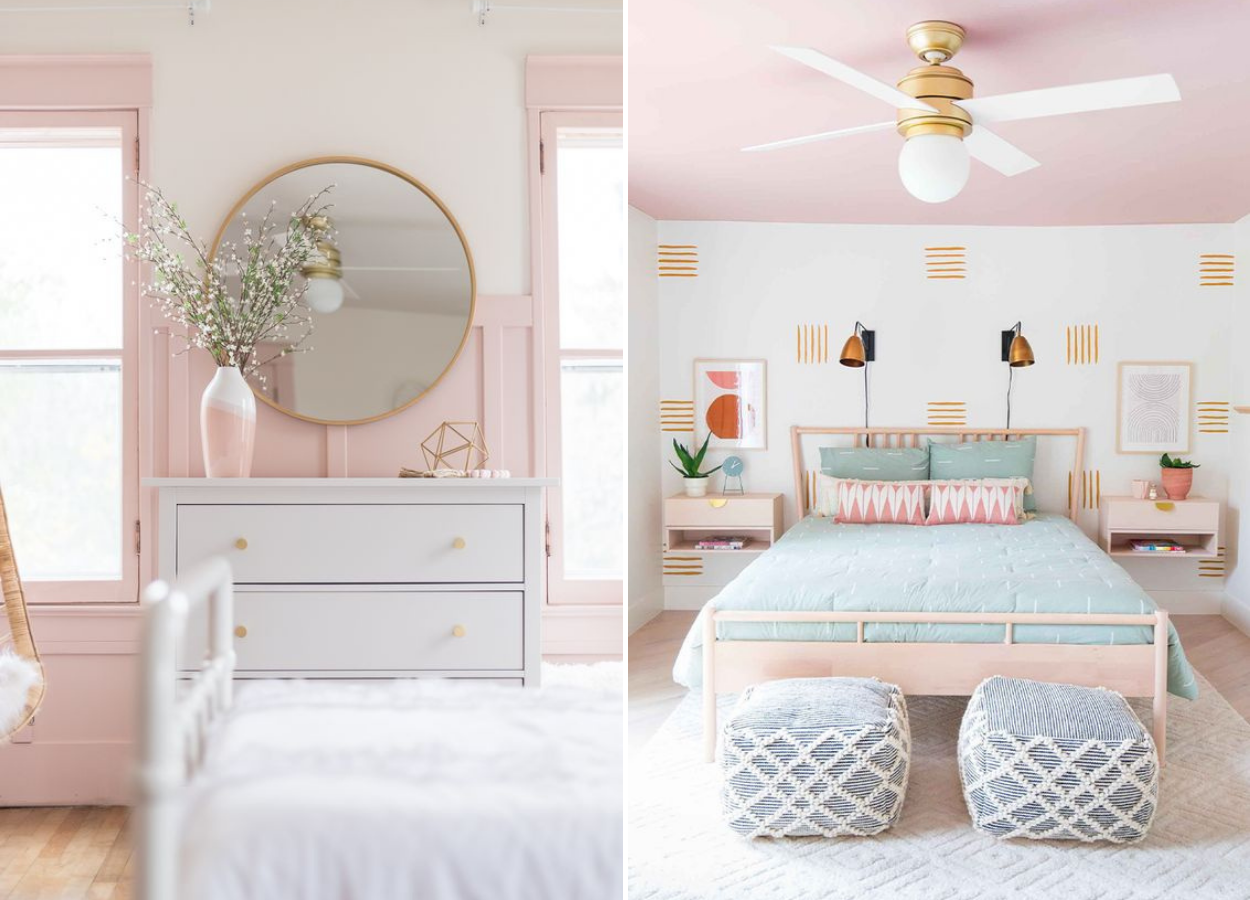 Cores na decoração: quartos com rosa